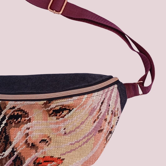 Sac Banane Canevas Upcycling