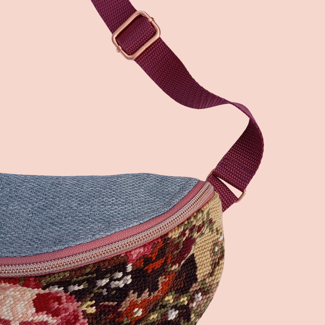 Sac Banane Canevas Upcycling