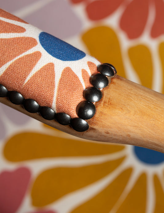 Fauteuil Voltaire fleurie LA FANETTE