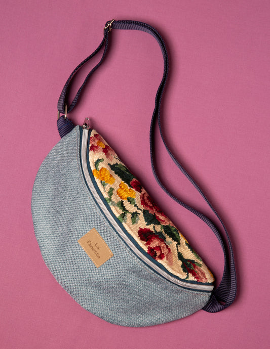 Sac Banane Canevas Upcycling
