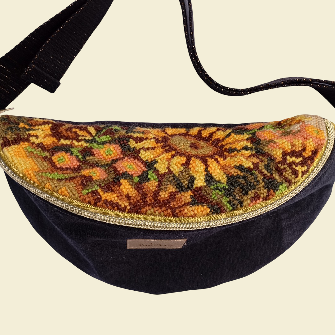 Sac Banane Canevas Upcycling