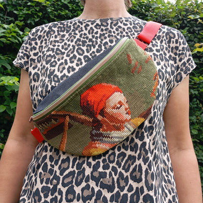 Sac Banane Canevas Upcycling