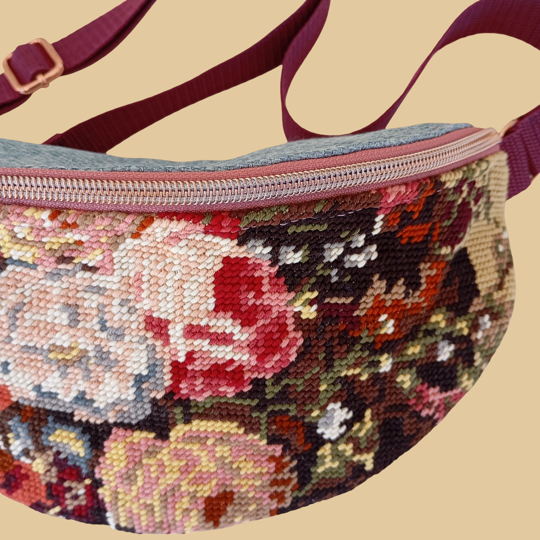 Sac Banane Canevas Upcycling