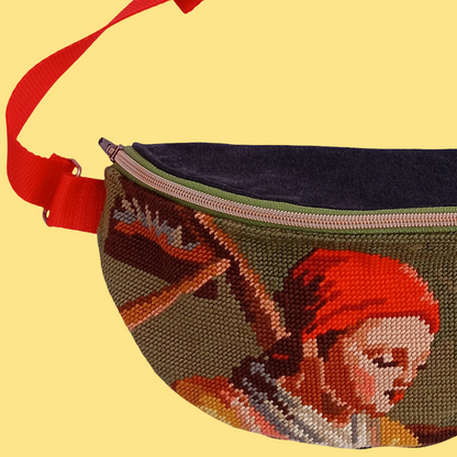 Sac Banane Canevas Upcycling