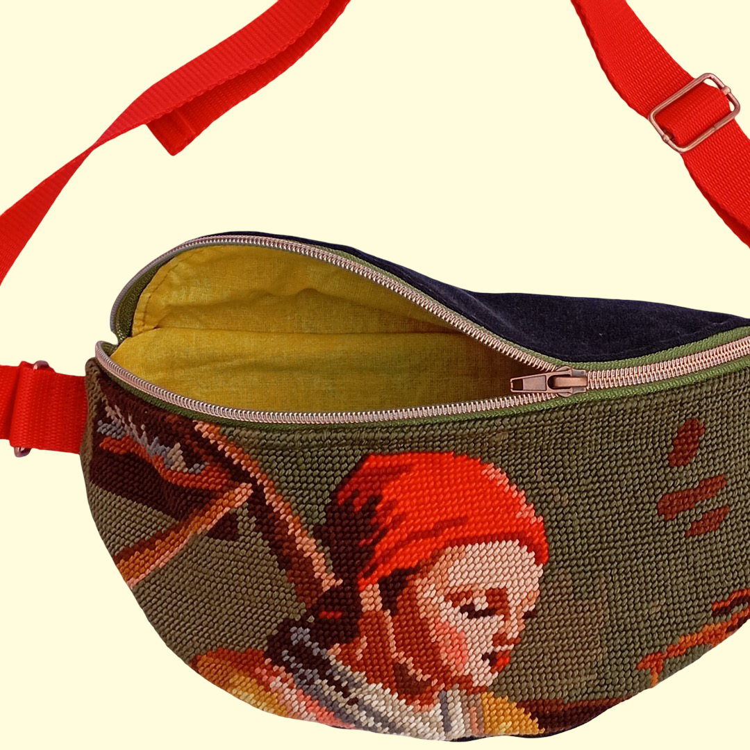 Sac Banane Canevas Upcycling