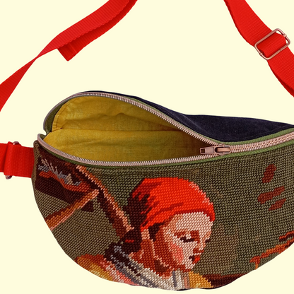 Sac Banane Canevas Upcycling