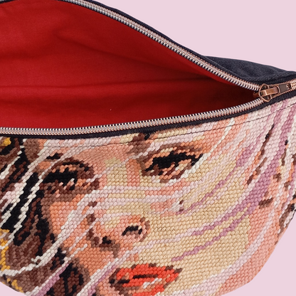 Sac Banane Canevas Upcycling