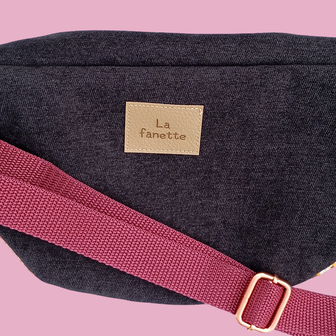 Sac Banane Canevas Upcycling
