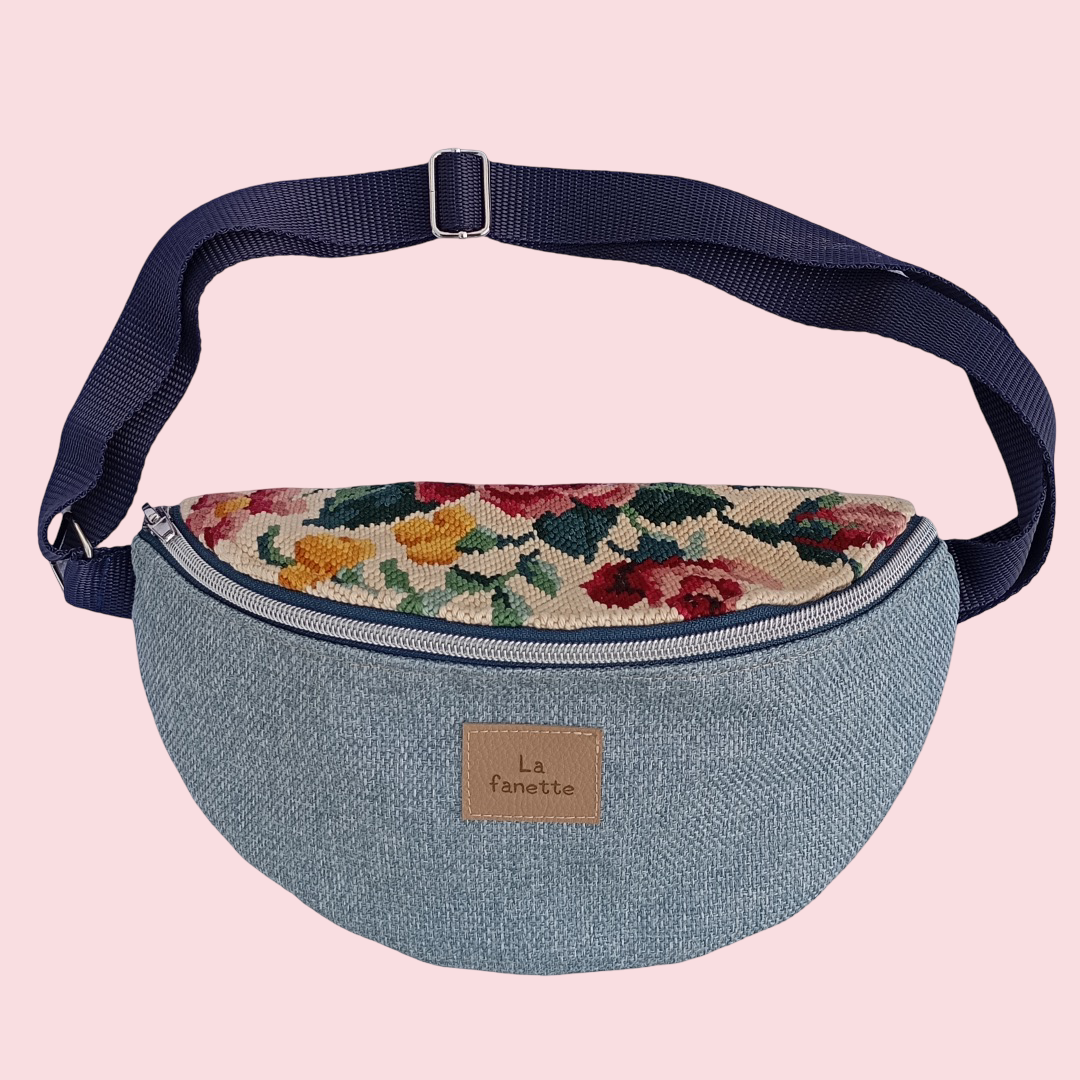 Sac Banane Canevas Upcycling