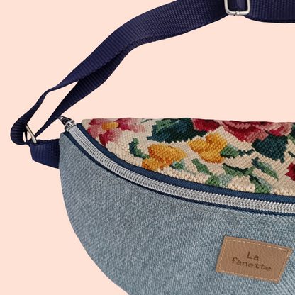 Sac Banane Canevas Upcycling