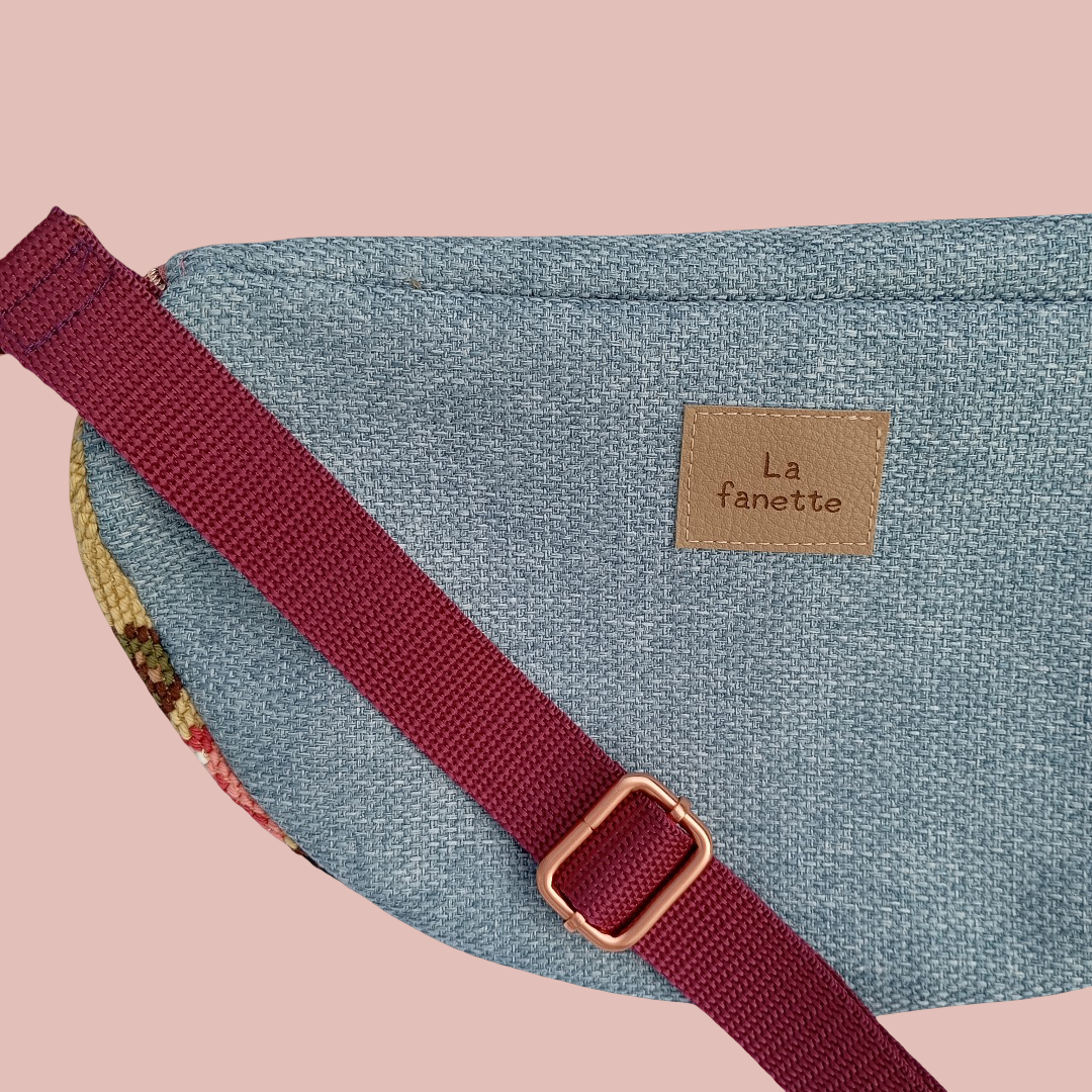 Sac Banane Canevas Upcycling