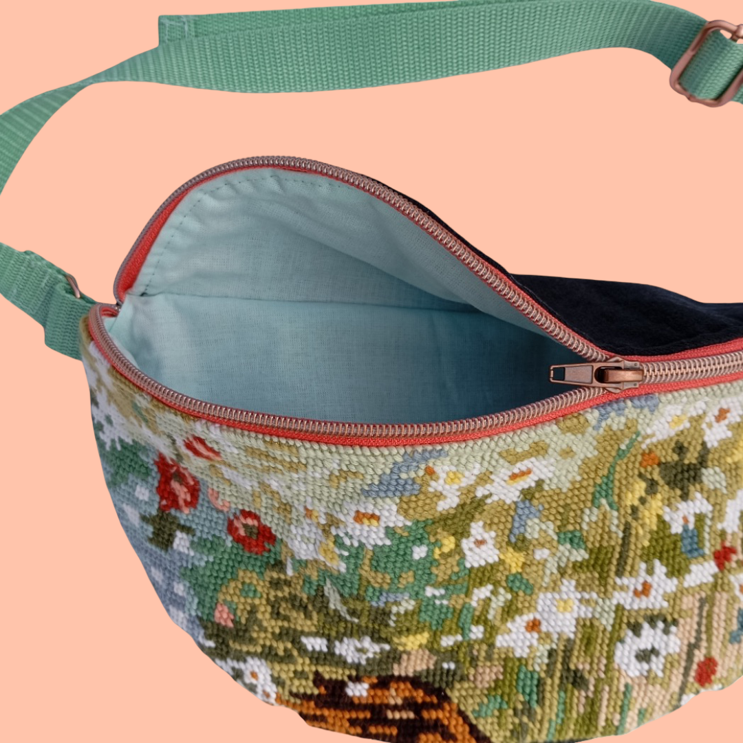 Sac Banane Canevas Upcycling