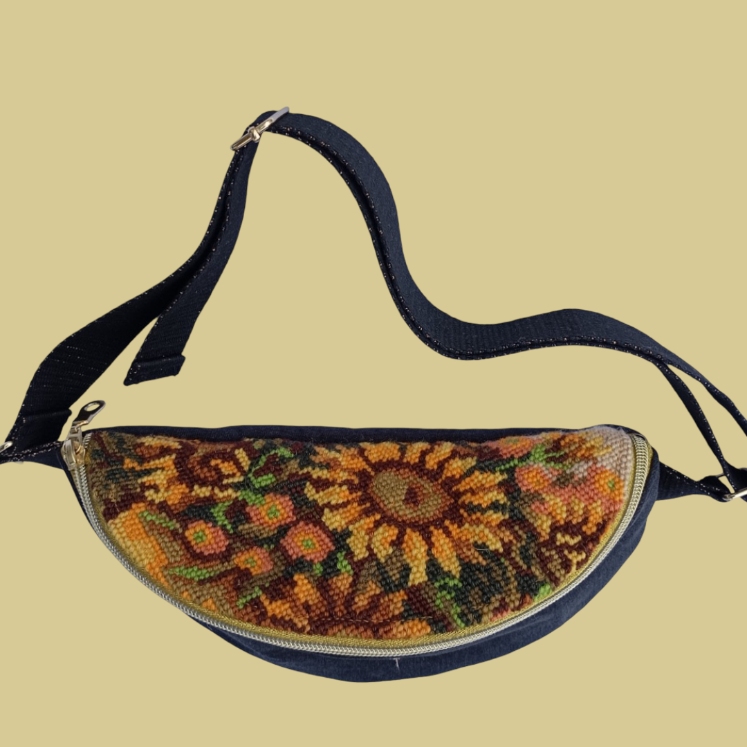 Sac Banane Canevas Upcycling