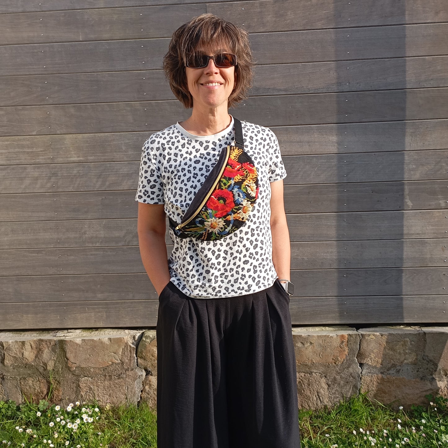 Sac Banane Canevas Upcycling