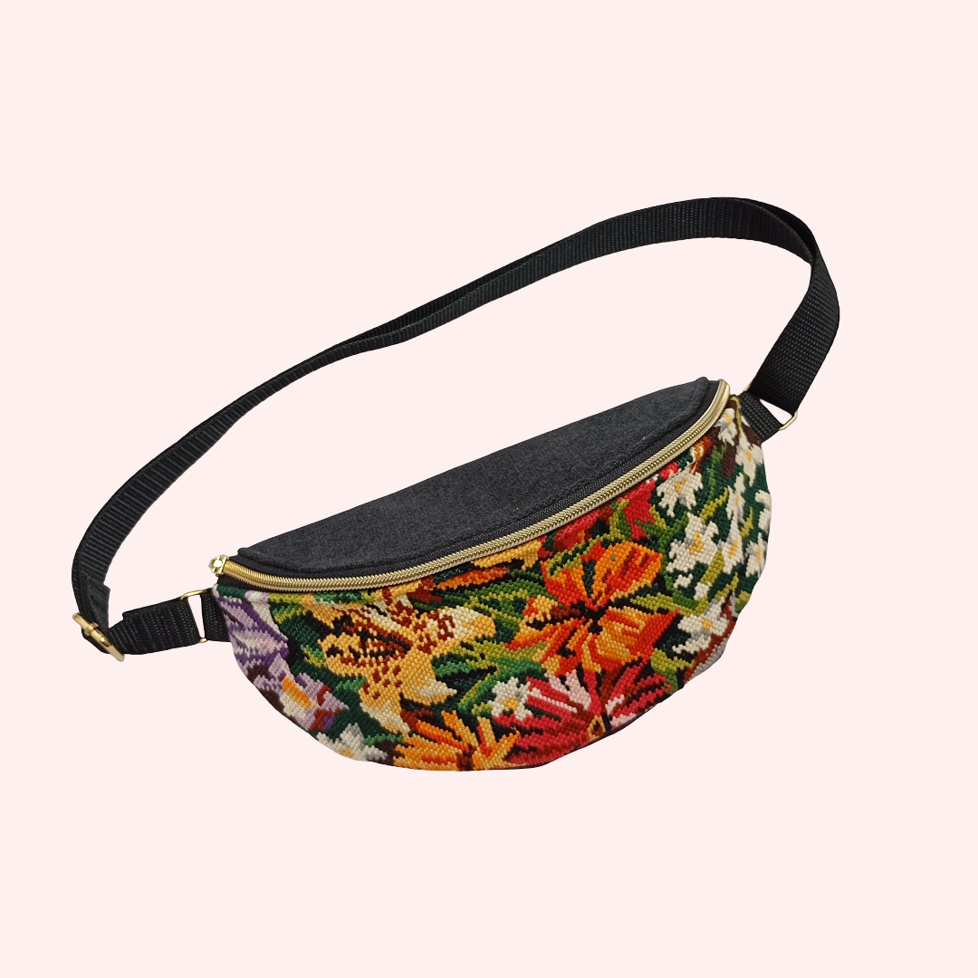 Sac Banane Canevas Upcycling