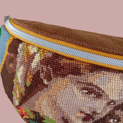 Sac Banane Canevas Upcycling