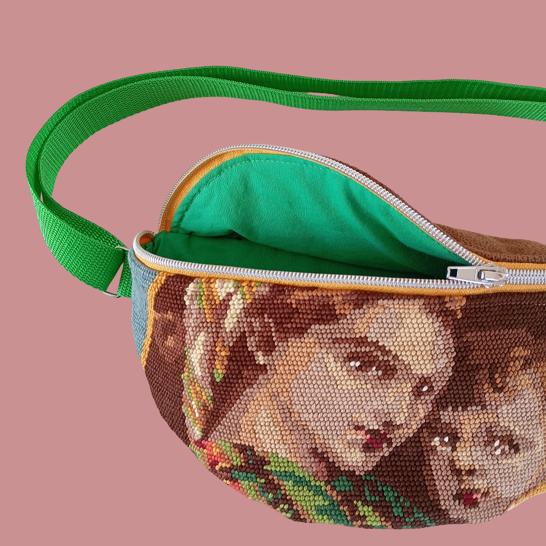 Sac Banane Canevas Upcycling