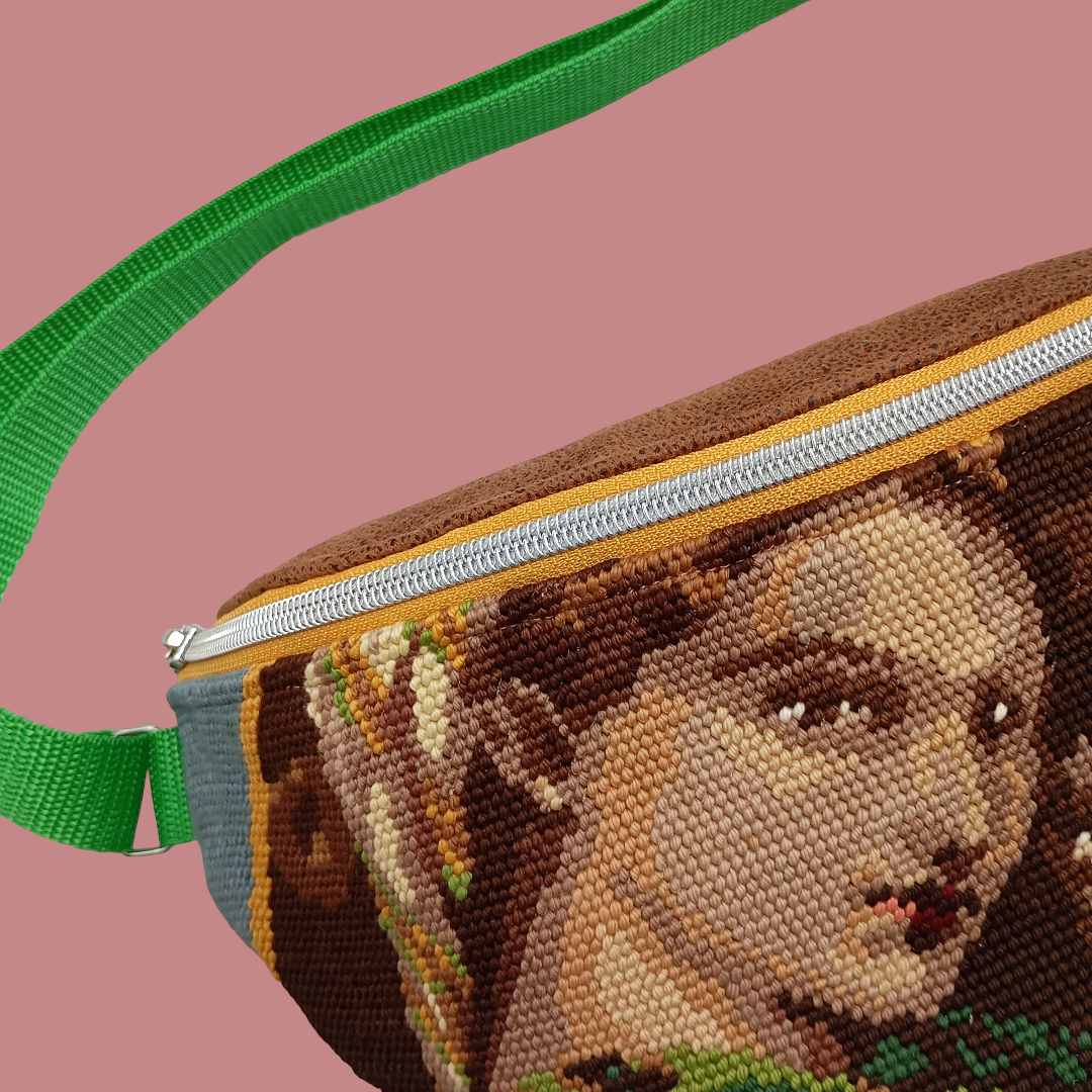 Sac Banane Canevas Upcycling