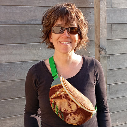 Sac Banane Canevas Upcycling