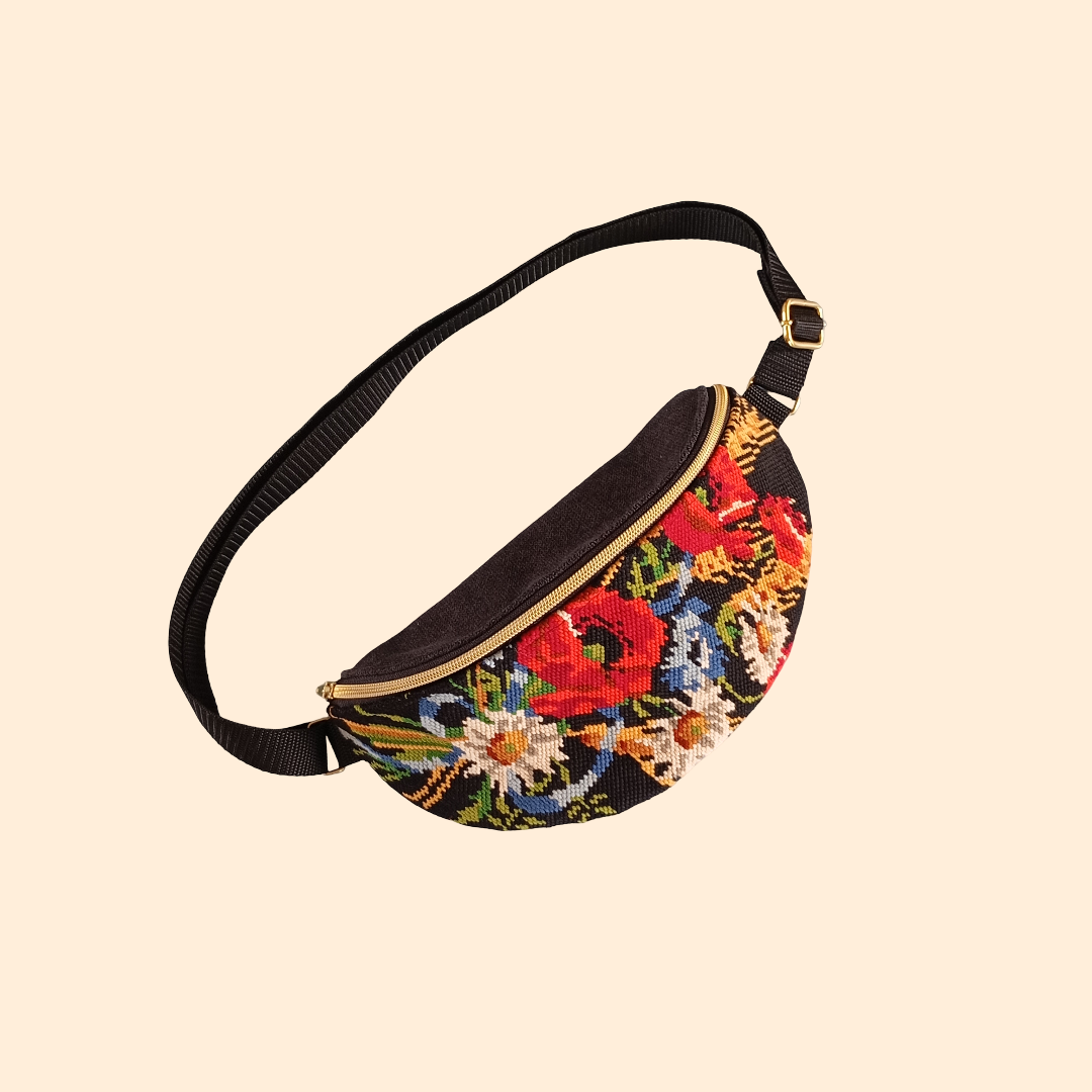 Sac Banane Canevas Upcycling