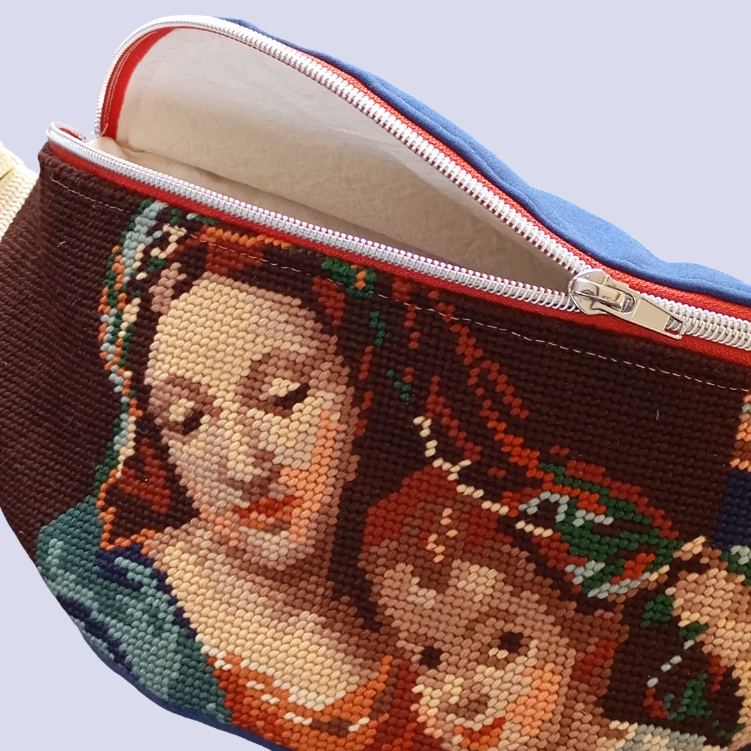 Sac Banane Canevas Upcycling