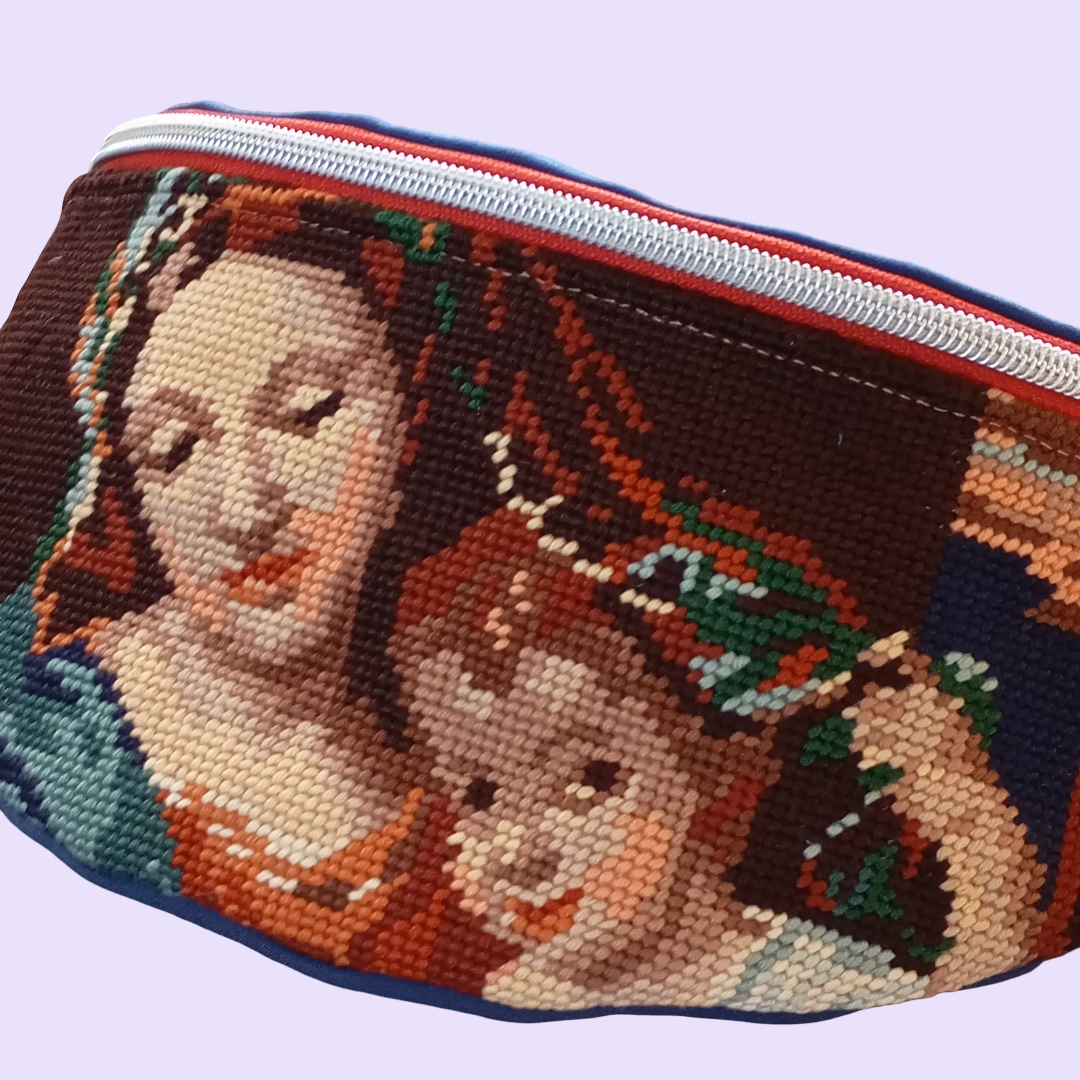 Sac Banane Canevas Upcycling