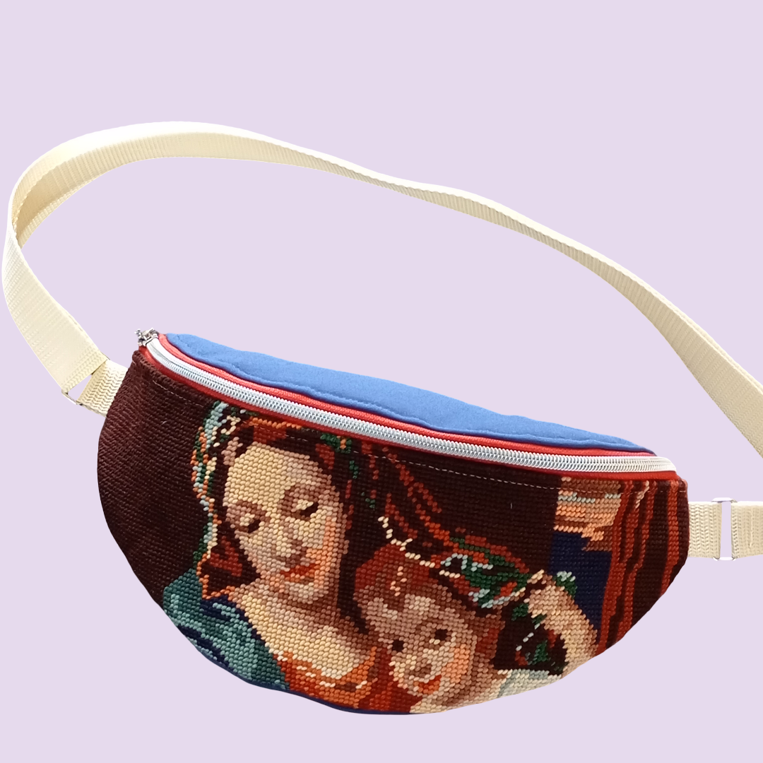 Sac Banane Canevas Upcycling