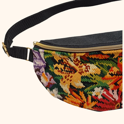 Sac Banane Canevas Upcycling